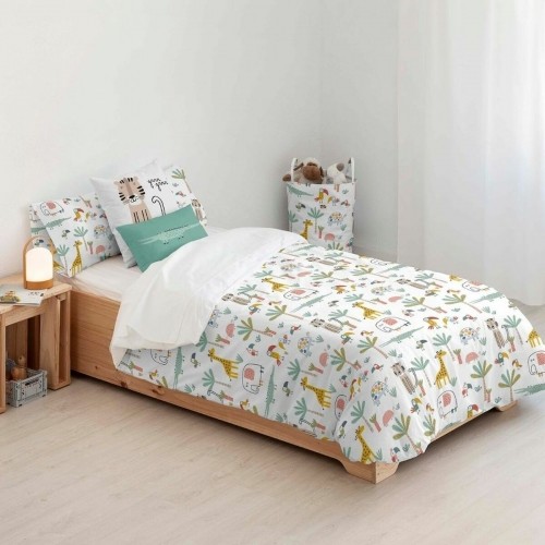 Nordic cover Kids&Cotton Jeddah Small White Mint 180 x 240 cm image 2