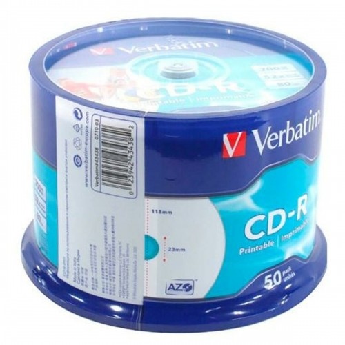 CD-R Verbatim 700 MB 52x (4 штук) image 2