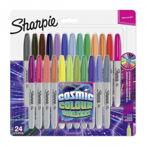 Set of Markers Sharpie Cosmic Colour Multicolour (6 Units) image 2