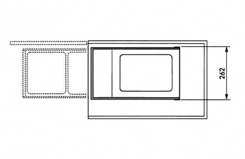 Hailo Atkritumu tvertne iebūvējamā Multi-Box duo L / 2x14L / balta image 2