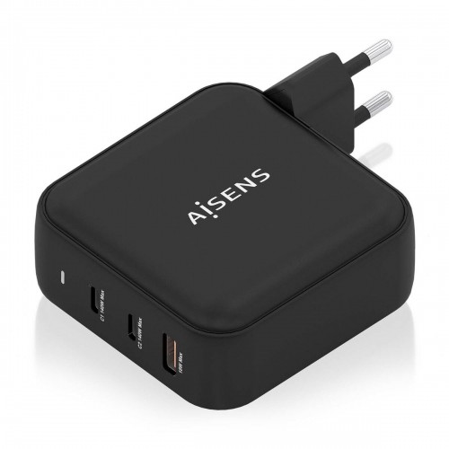 Wall Charger Aisens ASCH-140W3P031-BK 140 W Black (1 Unit) image 2