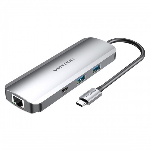 USB Hub Vention TOMHB 100 W Silver image 2