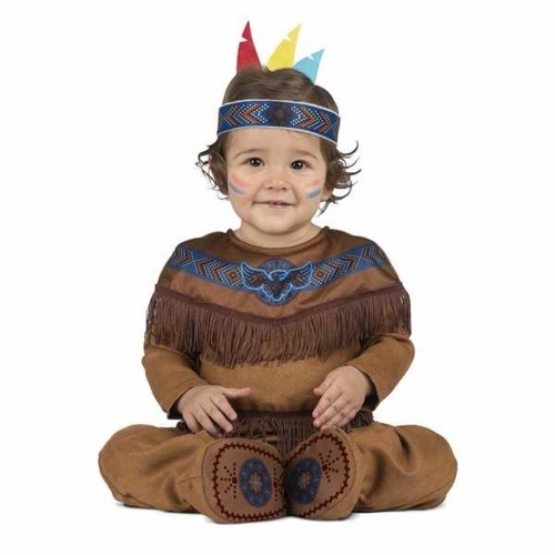 Маскарадные костюмы для младенцев My Other Me Коричневый nativo americano 2 Предметы image 2