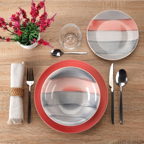 Набор посуды Versa Leanne Розовый Керамика 26,5 x 26,5 cm 18 Предметы image 2