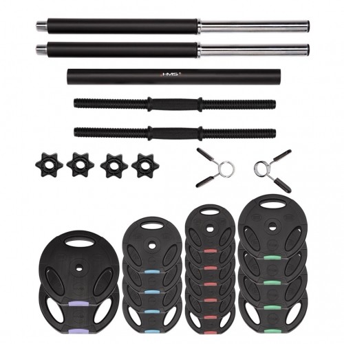 HMS SGSP60 SET composite barbell and barbell set 62kg image 2