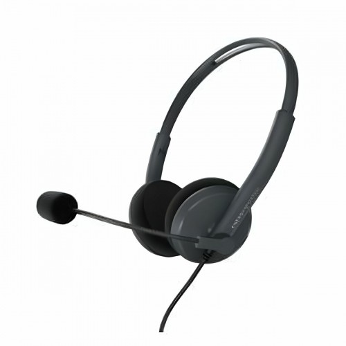 Headphones with Microphone Energy Sistem Office 2 Black (4 Units) image 2