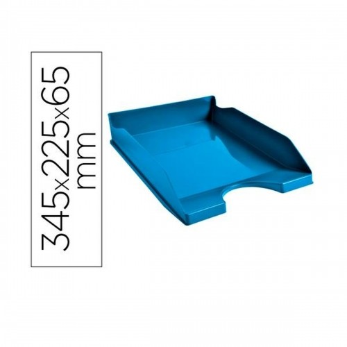 Лоток для документов Exacompta 123100D Синий Пластик 34,5 x 25,5 x 6,5 cm 1 штук image 2