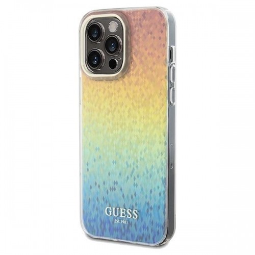Guess IML Faceted Mirror Disco Iridescent case for iPhone 13 Pro | 13 - multicolor image 2
