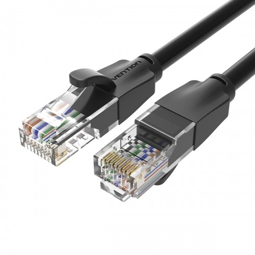 UTP Category 6 Rigid Network Cable Vention IBEBS Black 25 m image 2
