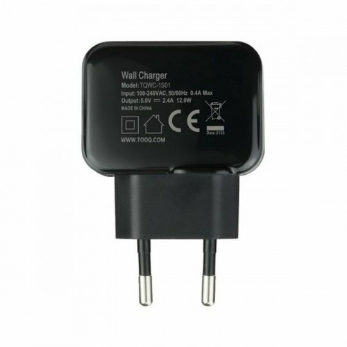 Wall Charger TooQ TQWC-1S01 Black 12 W image 2