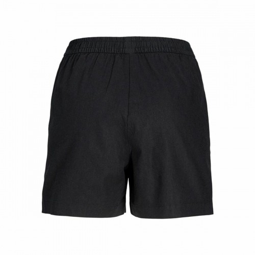 Sports Shorts for Women Jack & Jones Black Linen image 2