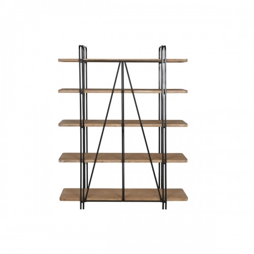 Shelves Home ESPRIT Black Wood Metal 119,5 x 35,5 x 155 cm image 2