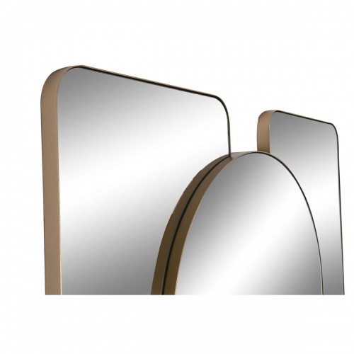 Настенное зеркало Home ESPRIT Позолоченный Стеклянный Железо современный 100 x 5 x 200 cm image 2