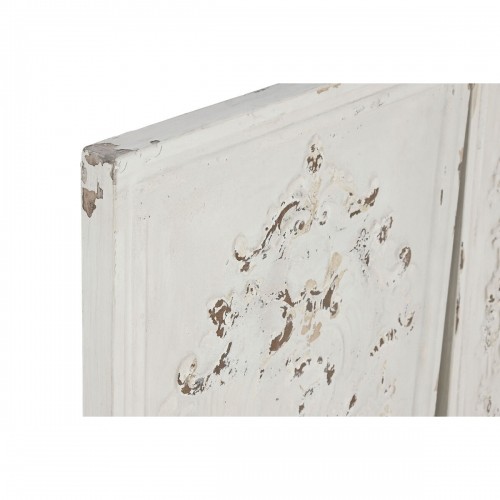 Настенный декор Home ESPRIT Белый Шинный полировщик Маринованный 58 x 4,5 x 78 cm (2 штук) image 2
