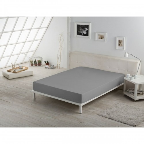 Fitted bottom sheet Alexandra House Living Dark grey image 2