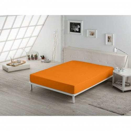 Fitted bottom sheet Alexandra House Living Orange 200 x 200 cm image 2