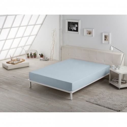 Fitted bottom sheet Alexandra House Living Blue Celeste 190/200 x 200 cm image 2