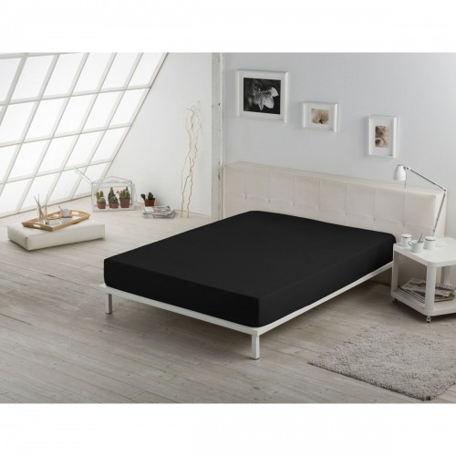 Fitted bottom sheet Alexandra House Living Black 105 x 190/200 cm image 2