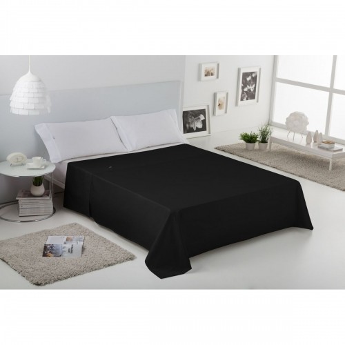 Top sheet Alexandra House Living Black 190 x 270 cm image 2