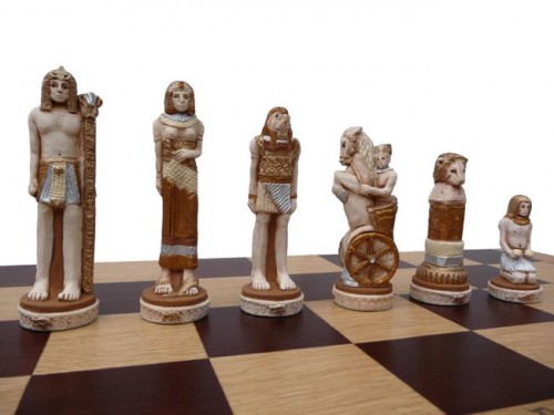 Šahs Chess Egipt Nr.157 Marmora figūras! image 2