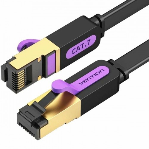 FTP Category 7 Rigid Network Cable Vention ICABK Black 8 m image 2
