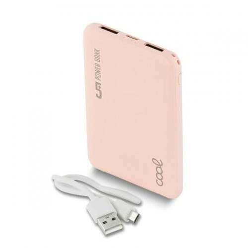 Powerbank Cool 5000 mAh Rozā image 2