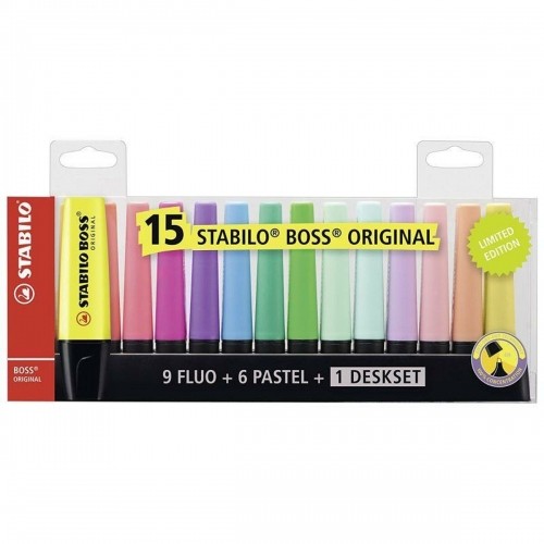 Fluorescent Marker Set Stabilo Boss Multicolour (5 Units) image 2