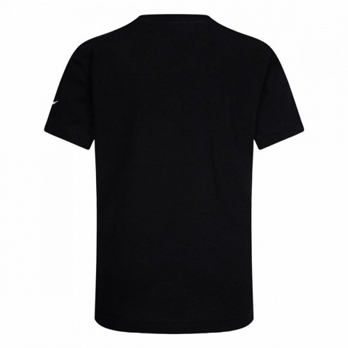 Child's Short Sleeve T-Shirt Nike Sport Splash  Black image 2