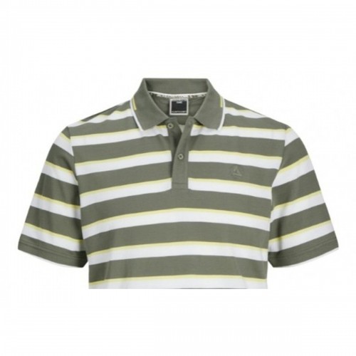 Vīriešu Polo ar Īsām Piedurknēm Jack & Jones JCOHASS AOP 12254958 Zaļš image 2