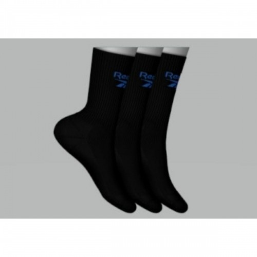 Sports Socks Reebok  FUNDATION CREW R 0258 Black image 2