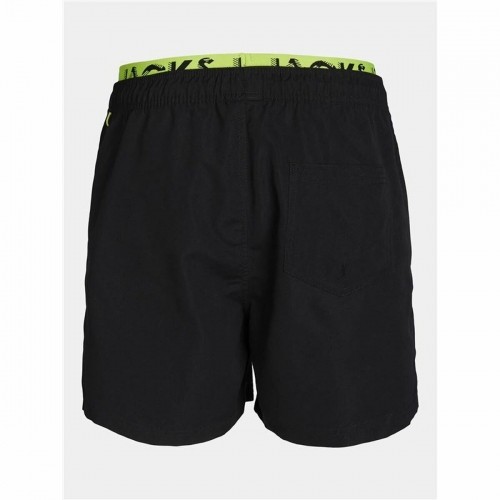 Peldkostīms Bērniem Jack & Jones Jjswim Db Wb Neon Melns image 2