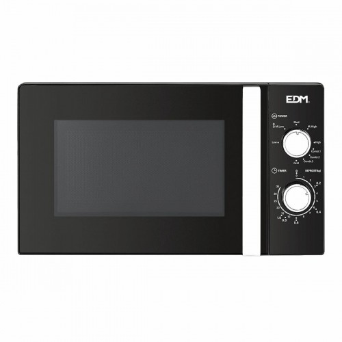 Microwave with Grill EDM 07413 Black Design Black 1000 W 700 W 20 L image 2