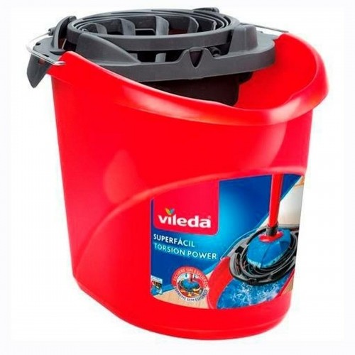 Cleaning bucket Vileda Red 10 L (5 Units) image 2