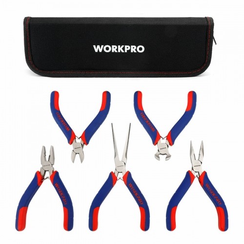 Set of nail clippers Workpro Miniature 5 Pieces image 2