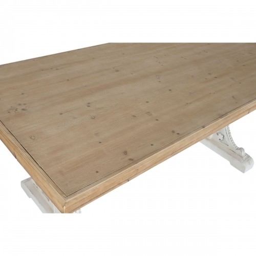 Dining Table Home ESPRIT White Natural Fir MDF Wood 180 x 90 x 76 cm image 2