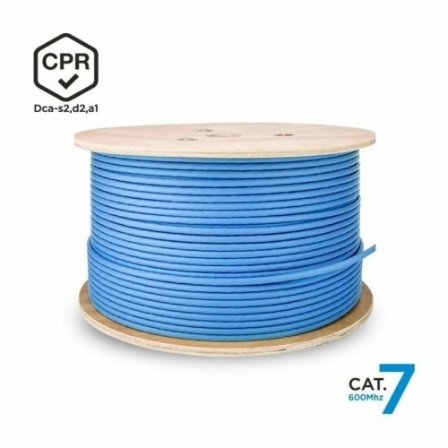 FTP Category 7 Rigid Network Cable Aisens AWG23 Blue 500 m image 2