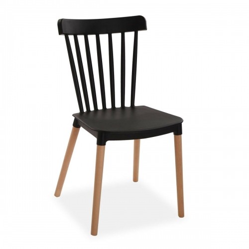 Krēsls Versa Melns 52,5 x 80 x 43 cm (4 gb.) image 2