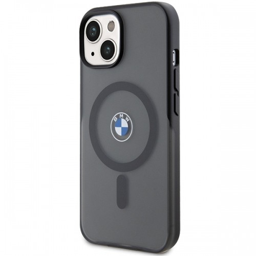 BMW BMHMP15SDSLK iPhone 15 6.1" czarny|black hardcase IML Signature MagSafe image 2