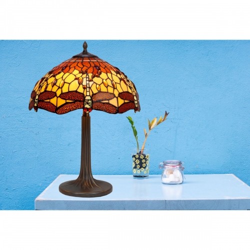 Desk lamp Viro Bell Amber Zinc 60 W 40 x 62 x 40 cm image 2