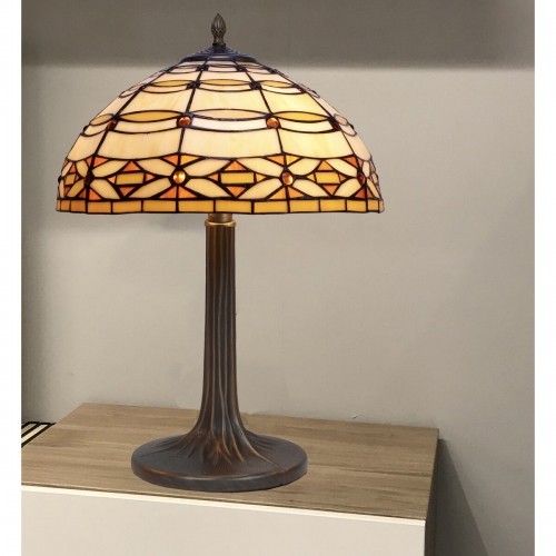 Desk lamp Viro Marfil Ivory Zinc 60 W 40 x 62 x 40 cm image 2