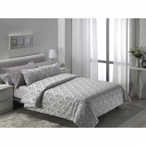 Комплект чехлов для одеяла Alexandra House Living Viena Жемчужно-серый 135/140 кровать 5 Предметы image 2