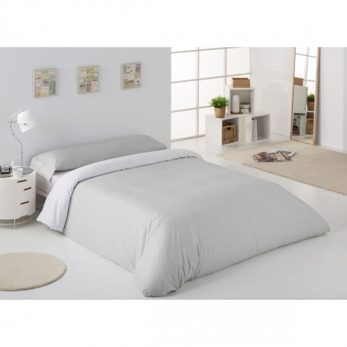 Комплект чехлов для одеяла Alexandra House Living Greta Жемчужно-серый 90 кровать 2 Предметы image 2