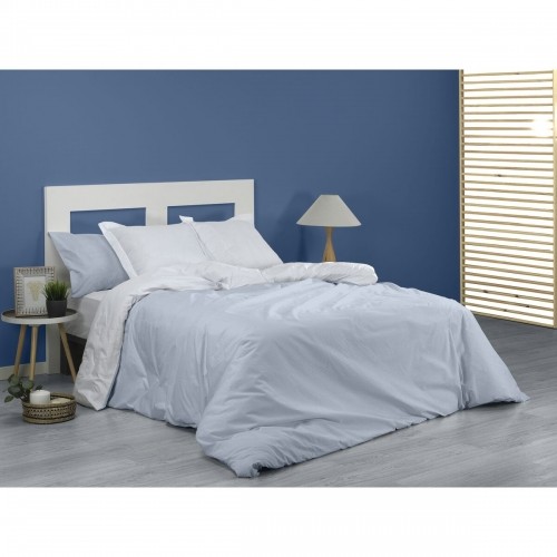 Комплект чехлов для одеяла Alexandra House Living Greta Синий 135 кровать 2 Предметы image 2