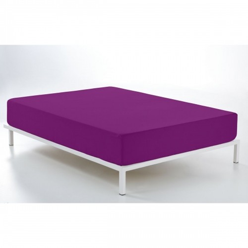 Fitted sheet Alexandra House Living Purple 200 x 200 cm image 2