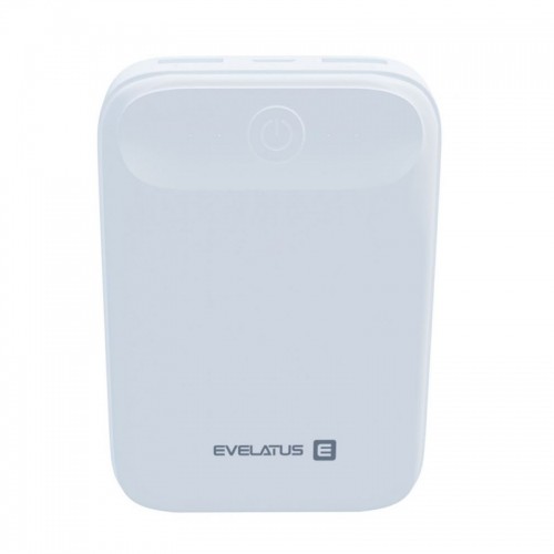 Evelatus EPB07 10000mAh Kompakts Power Bank x2 USB Ātrs 18W uzlāde Balta image 2