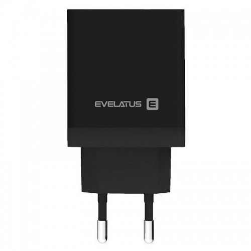 Evelatus ETC06 Premium Tīkla Adaptīvs Lādētājs EU 3 Portu 32W USB-C / USB-A2 ETC06 Melna image 2