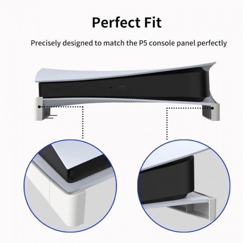 GameBox H1 Horizontālā Play Station 5 Stand for Protection and Air Flow Cooling White image 2