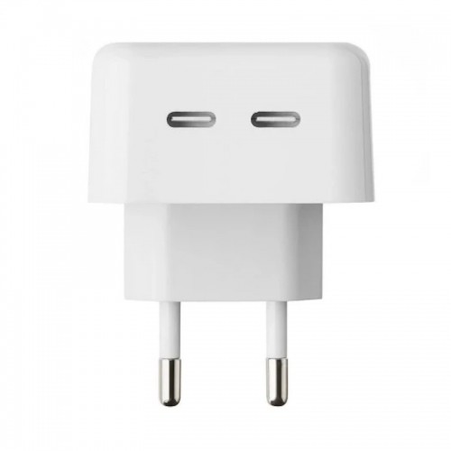 CP CH1 35W Двух портов USB-C Быстрая Зарядка для всех Apple устройств (Аналог A2676 MNWP3ZM/A) Белый (OEM) image 2