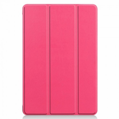 iLike Tri-Fold Plāns Eko-Ādas Statīva Maks Apple iPad Pro 12.9'' 6th Gen (2023) / 2020 / 2021 / 2022 Koraļļu rozā image 2