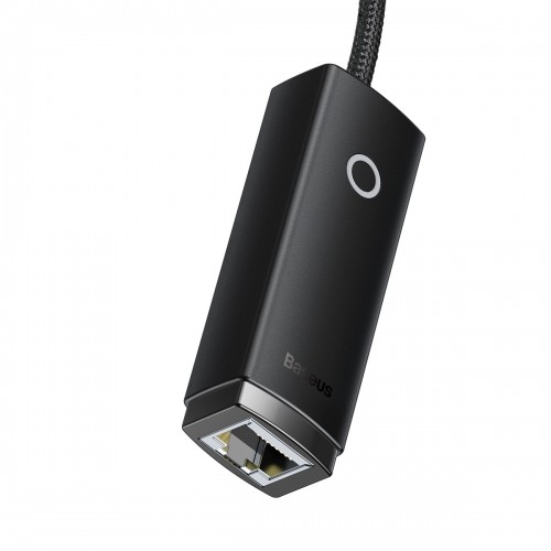 Baseus WKQX000001 Lite USB to RJ45 Tīkla interneta karte - adapteris 100Mbps Melna image 2
